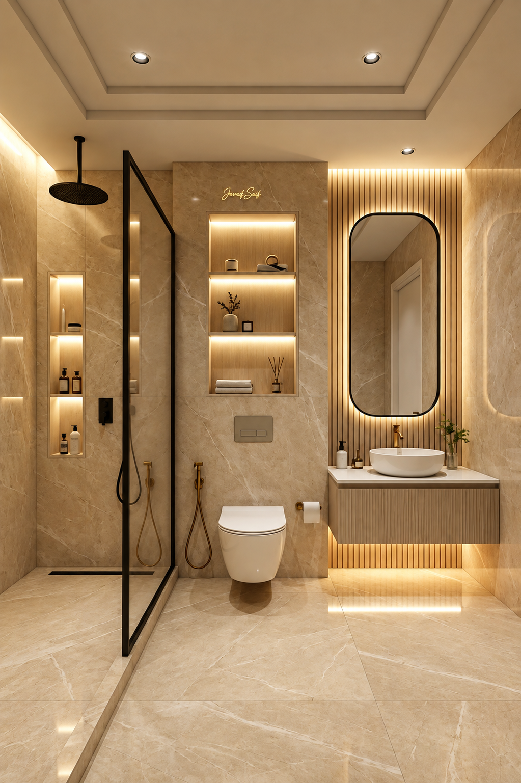 Bathroom tiles